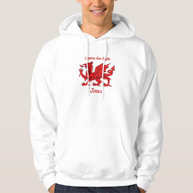 Jones Welsh Dragon Hoodie (Front)