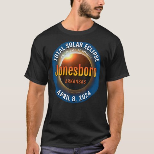 Jonesboro Arkansas AR Total Solar Eclipse 2024 3 T_Shirt