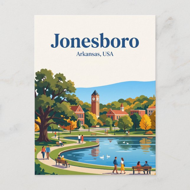 Jonesboro USA Postcard (Front)