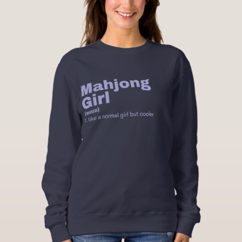 jong Girl _ Mahjong Sweatshirt