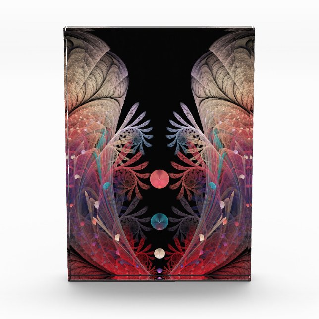 Jonglage Abstract Modern Fantasy Fractal Art Acrylic Award (Front)