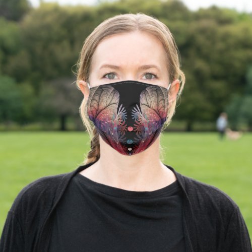 Jonglage Abstract Modern Fantasy Fractal Art Adult Cloth Face Mask