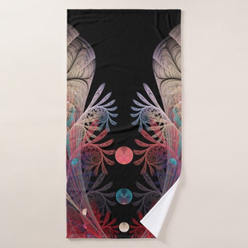 Jonglage Abstract Modern Fantasy Fractal Art Bath Towel