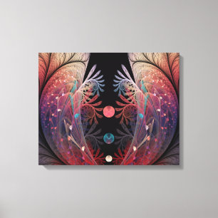 Jonglage Abstract Modern Fantasy Fractal Art Canvas Print