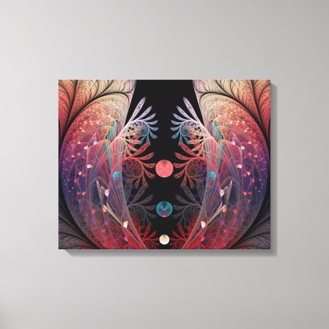 Jonglage Abstract Modern Fantasy Fractal Art Canvas Print (Front)