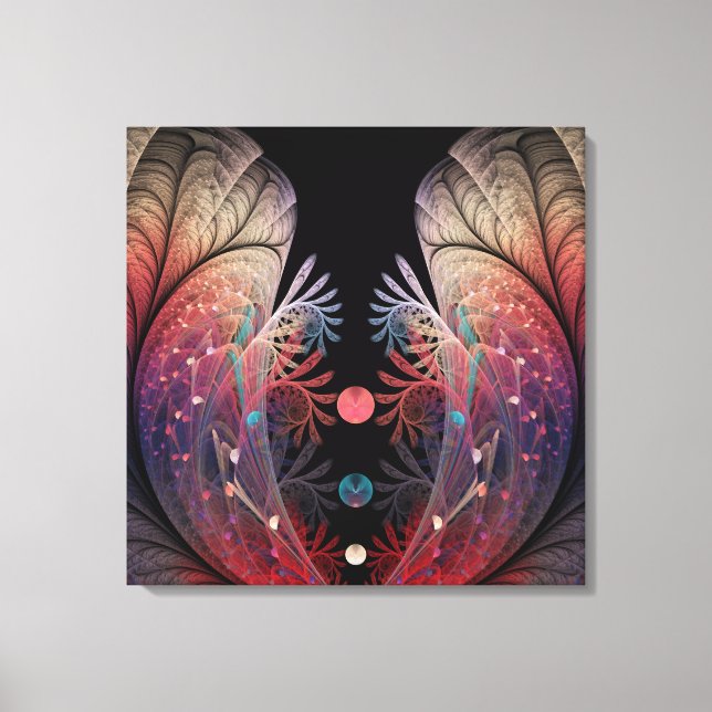 Jonglage Abstract Modern Fantasy Fractal Art Canvas Print (Front)