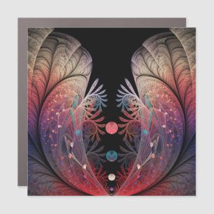 Jonglage Abstract Modern Fantasy Fractal Art Car Magnet