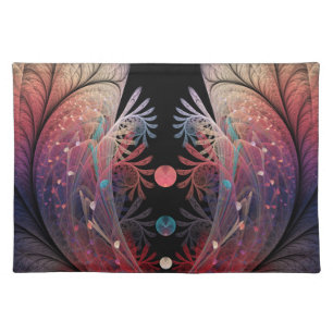 Jonglage Abstract Modern Fantasy Fractal Art Cloth Placemat