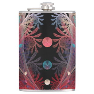 Jonglage Abstract Modern Fantasy Fractal Art Flask