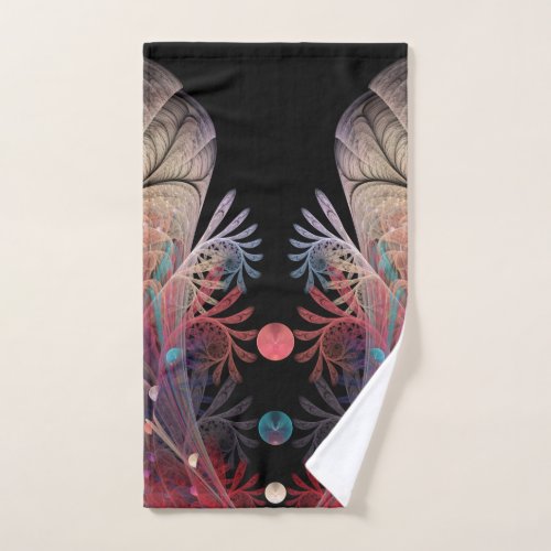 Jonglage Abstract Modern Fantasy Fractal Art Hand Towel