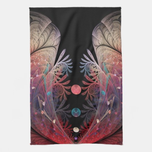 Jonglage Abstract Modern Fantasy Fractal Art Kitchen Towel