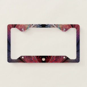 Jonglage Abstract Modern Fantasy Fractal Art License Plate Frame