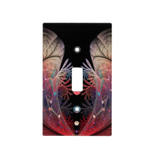 Jonglage Abstract Modern Fantasy Fractal Art Light Switch Cover
