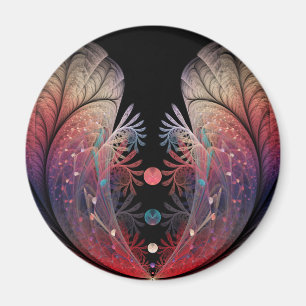 Jonglage Abstract Modern Fantasy Fractal Art Magnet
