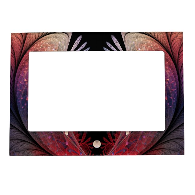 Jonglage Abstract Modern Fantasy Fractal Art Magnetic Frame (Front)
