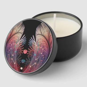 Jonglage Abstract Modern Fantasy Fractal Art Mini Candle Favors