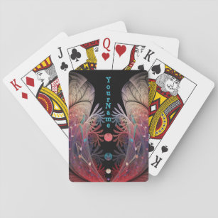 Jonglage Abstract Modern Fantasy Fractal Art Name Playing Cards