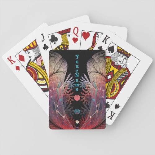 Jonglage Abstract Modern Fantasy Fractal Art Name Poker Cards
