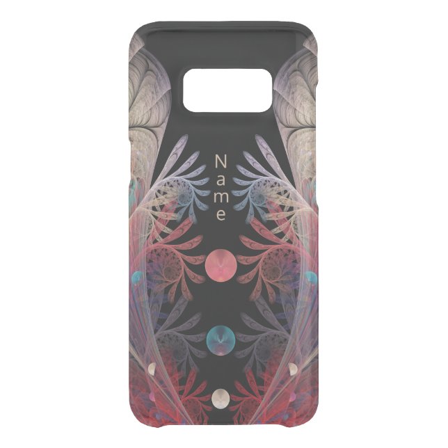 Jonglage Abstract Modern Fantasy Fractal Art Name Uncommon Samsung Galaxy Case (Back)