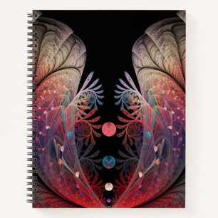 Jonglage Abstract Modern Fantasy Fractal Art Notebook