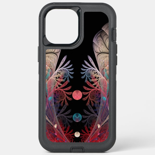 Jonglage Abstract Modern Fantasy Fractal Art Otterbox iPhone Case (Back)
