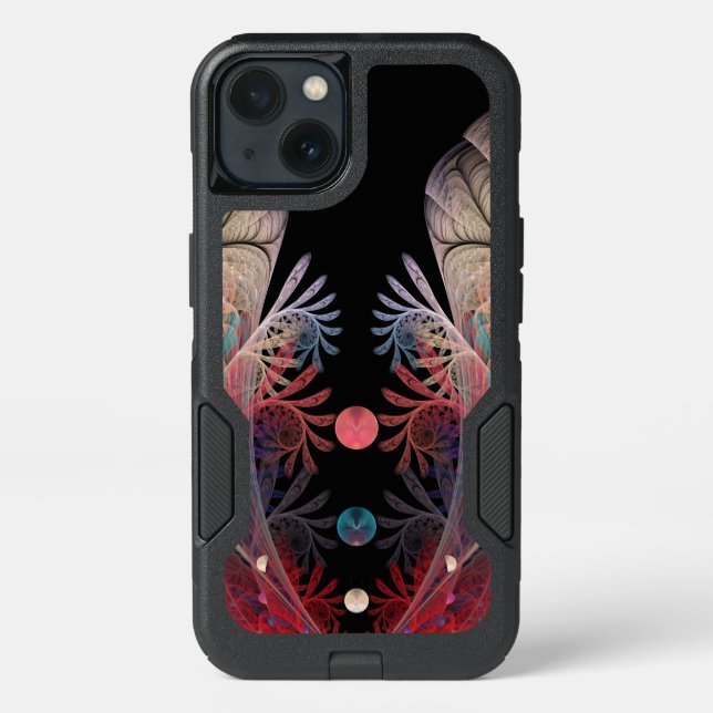 Jonglage Abstract Modern Fantasy Fractal Art Otterbox iPhone Case (Back)