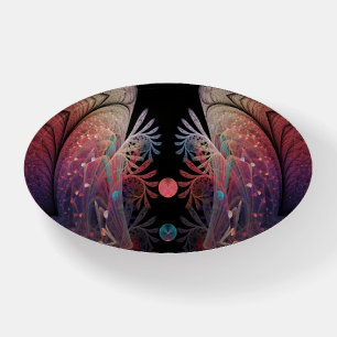 Jonglage Abstract Modern Fantasy Fractal Art Paperweight