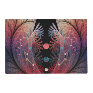 Jonglage Abstract Modern Fantasy Fractal Art Placemat