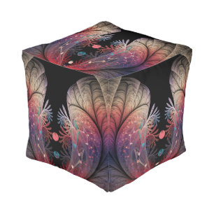 Jonglage Abstract Modern Fantasy Fractal Art Pouf