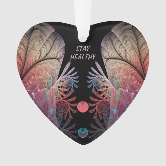 Jonglage Abstract Modern Fantasy Fractal Art Text Ornament (Front)