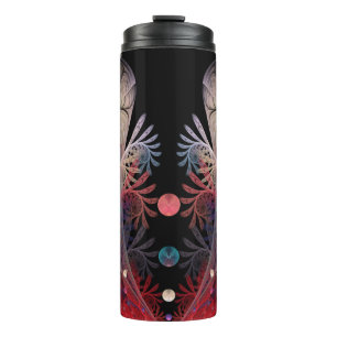 Jonglage Abstract Modern Fantasy Fractal Art Thermal Tumbler