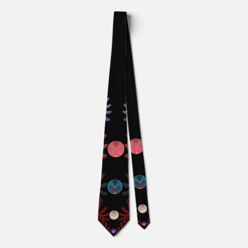 Jonglage Abstract Modern Fantasy Fractal Art Tie