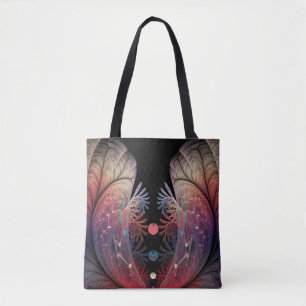 Jonglage Abstract Modern Fantasy Fractal Art Tote Bag