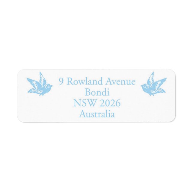 Joni Milne Design Label (Front)