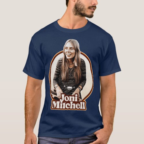 Joni Mitchell 70s Sepia Tone T_Shirt