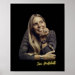 Joni Mitchell I love you  Poster
