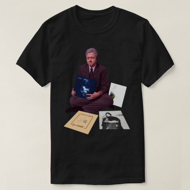 Joni Mitchell Joni Mitchell Swag Album Collection  T-Shirt (Design Front)