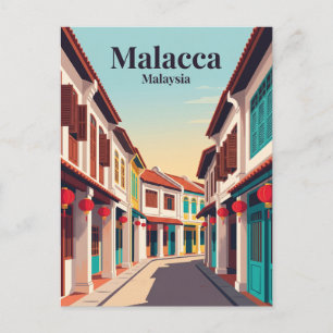 Jonker Street Night Market Malaysia Postcard