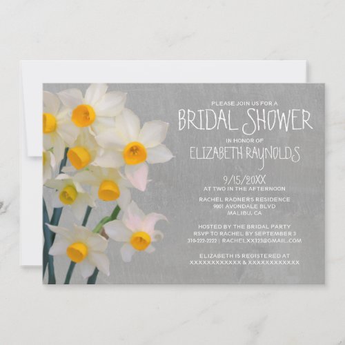 Jonquil Bridal Shower Invitations