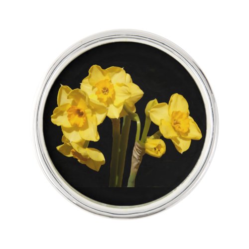 Jonquil Flowers Lapel Pin