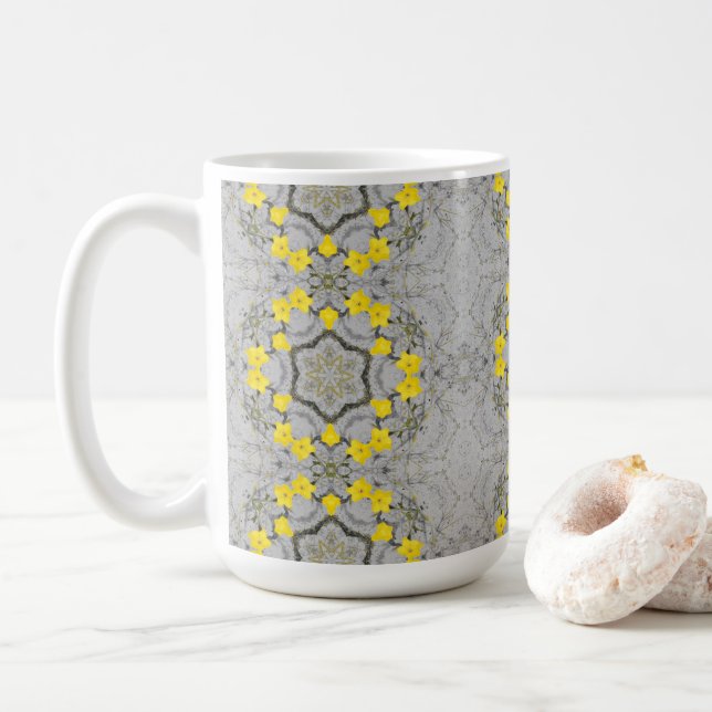 Jonquil Harmony Wheel  Coffee Mug (With Donut)