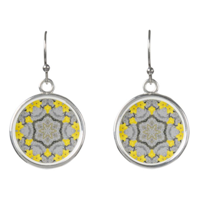 Jonquil Harmony Wheel  Earrings (Front)