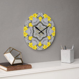 Jonquil Harmony Wheel Large Clock
