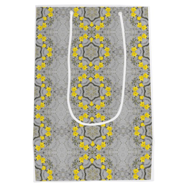 Jonquil Harmony Wheel  Medium Gift Bag (Back)