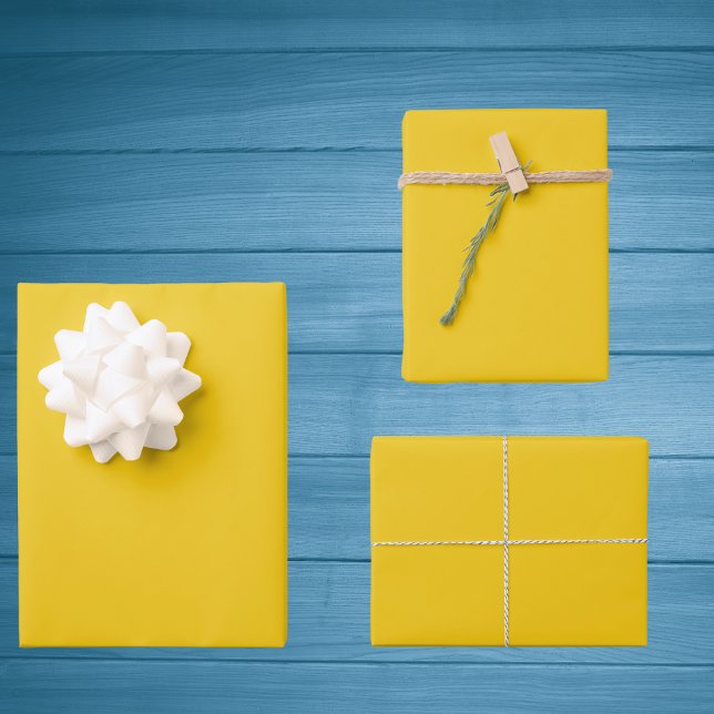 Jonquil Solid Color Wrapping Paper Sheets (Creator Uploaded)