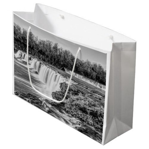 Joplin Grand Falls Overview Grayscale Large Gift Bag