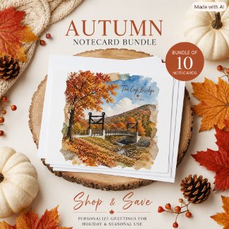Joplin MO Tin Cup Bridge in Autumn Personalized  