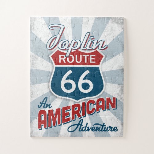 Joplin Route 66 Vintage America Missouri Jigsaw Puzzle