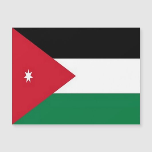 Jordan - Asia - Flag - (Front)