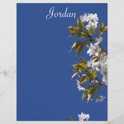 Jordan Blossom Letterhead (Front)